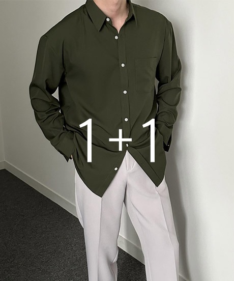 [1+1] 버프 13컬러 고밀도 링클프리 셔츠